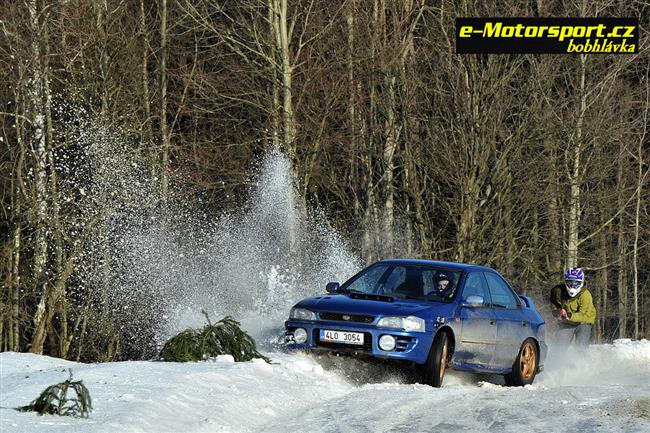 Vydaen Krkonosk pohr v autoskijringu ve Sklenaicch 2011