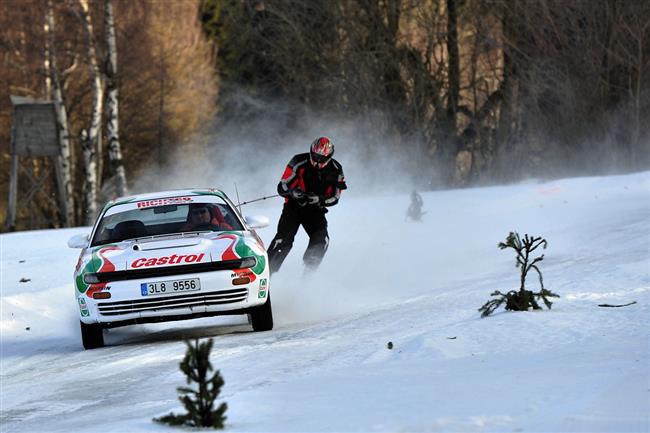 Vydaen Krkonosk pohr v autoskijringu ve Sklenaicch 2011