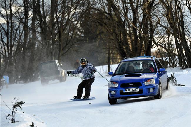Vydařený Krkonošský pohár v autoskijöringu ve Sklenařicích 2011