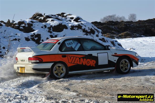 Vydaen snhov Rallye Show v Nemyevsi u Jina
