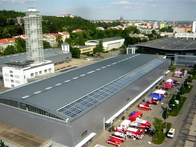 Hasiči a jejich technika na veletrhu v Brně