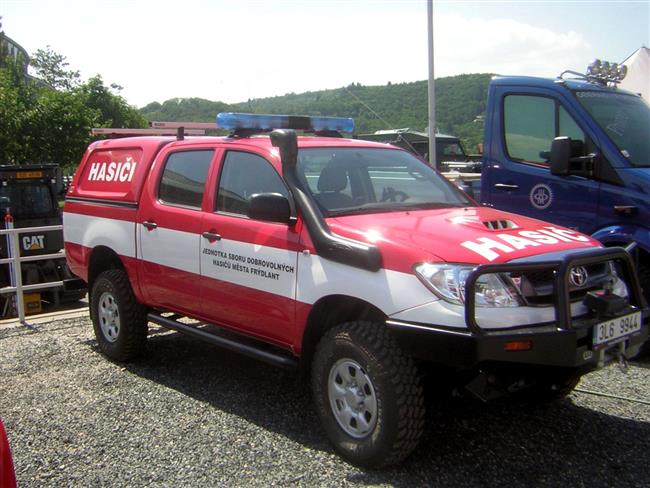 Hasiči a jejich technika na veletrhu v Brně
