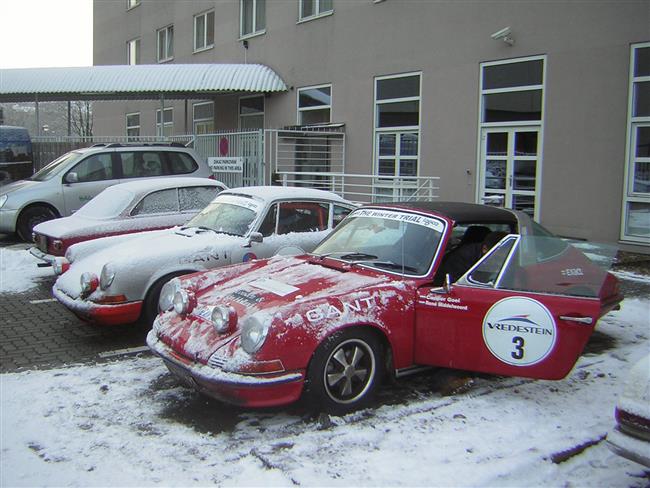 Winter trial 2011 a ranní  probuzení pod popraškem sněhu v Brně- atmosféra podruhé
