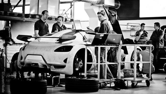 Sportovn elektro koncept C Survolt v Le Mans, foto Citroen