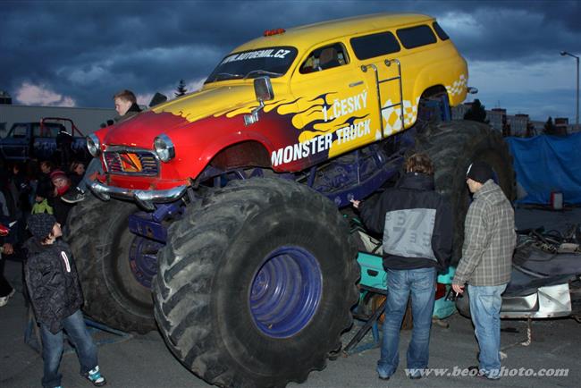 Kaskadi a Monster trucky zavtali do Plzn, foto M. Bene