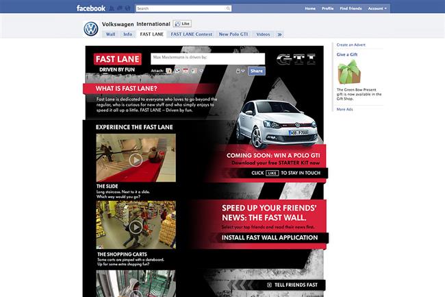 Nov cesta pi uvdn produkt na trh: Polo GTI v premie na Facebooku