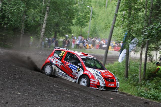 Finsko : Jihlavsk Martin Prokop v zvru soboty poskoil do veden v JWRC !!