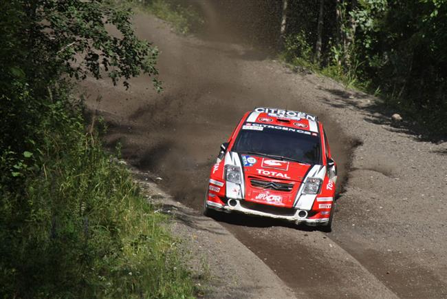 Finsko : Jihlavsk Martin Prokop v zvru soboty poskoil do veden v JWRC !!