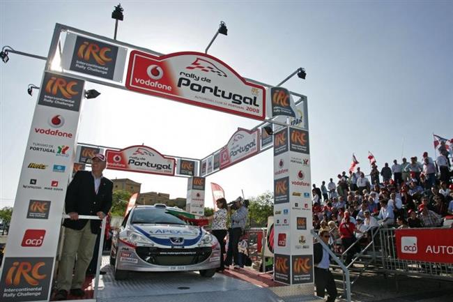 Jan Kopeck na Rally de Portugal 2008 ( IRC) stbrn, foto tmu