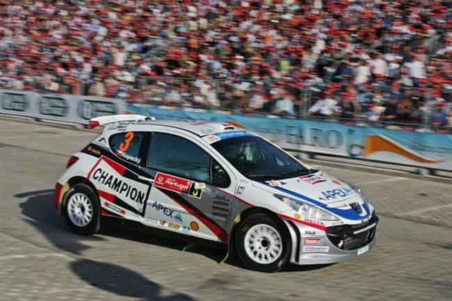 Jan Kopeck na Rally de Portugal 2008 ( IRC) stbrn, foto tmu