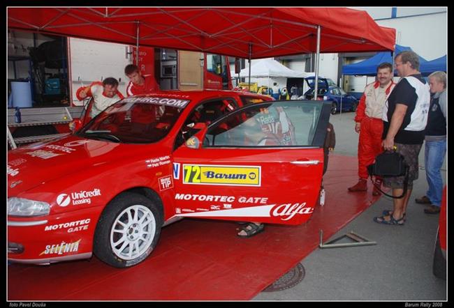 Martin Rada na Barumce 2008, foto  P. Douša