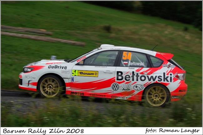 Grzegorz Grzyb s Fiatem Grande Punto S2000  se na Barborce v Polsku hlavně bavil