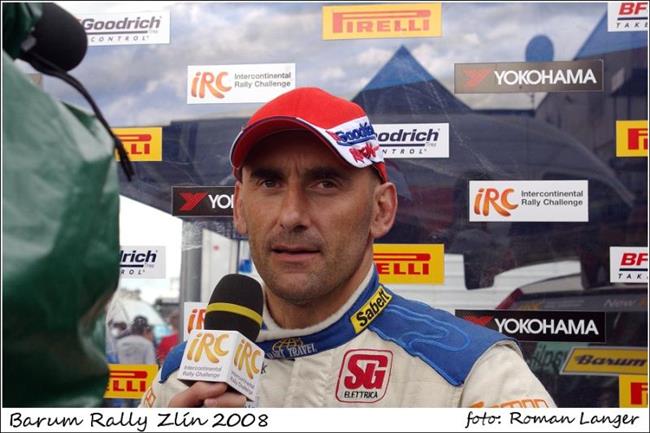 Grzegorz Grzyb s Fiatem Grande Punto S2000  se na Barborce v Polsku hlavně bavil