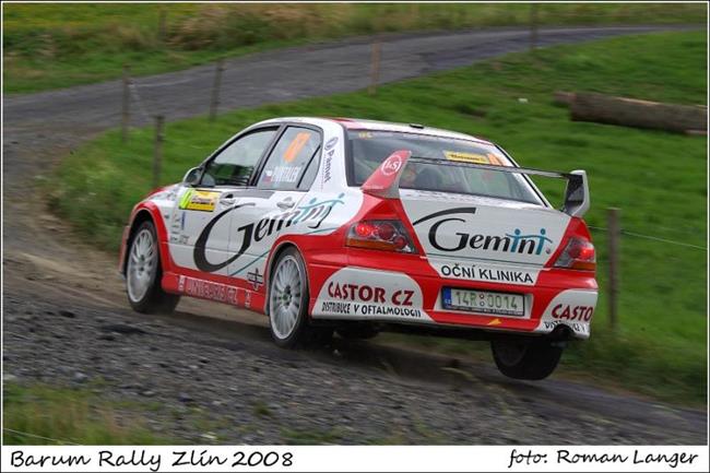 Grzegorz Grzyb s Fiatem Grande Punto S2000  se na Barborce v Polsku hlavně bavil