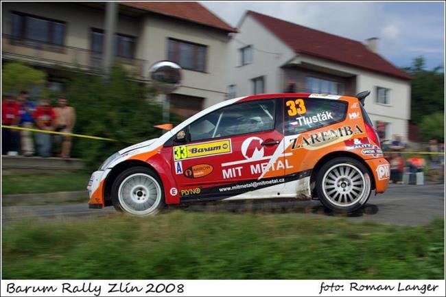 Grzegorz Grzyb s Fiatem Grande Punto S2000  se na Barborce v Polsku hlavně bavil