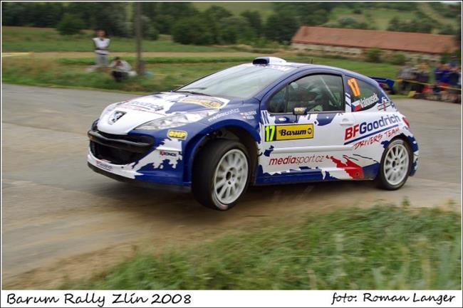 Grzegorz Grzyb s Fiatem Grande Punto S2000  se na Barborce v Polsku hlavně bavil