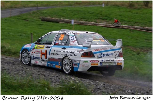 Grzegorz Grzyb s Fiatem Grande Punto S2000  se na Barborce v Polsku hlavně bavil