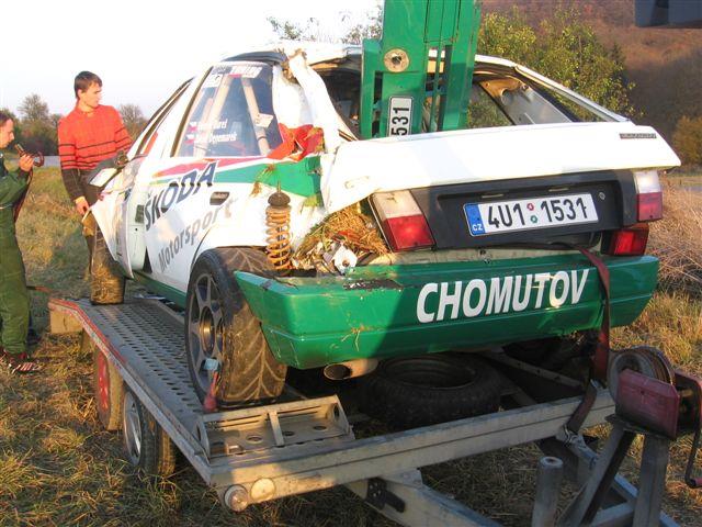 Erzetka 2008 a následky karambolu, foto K.Kolečko