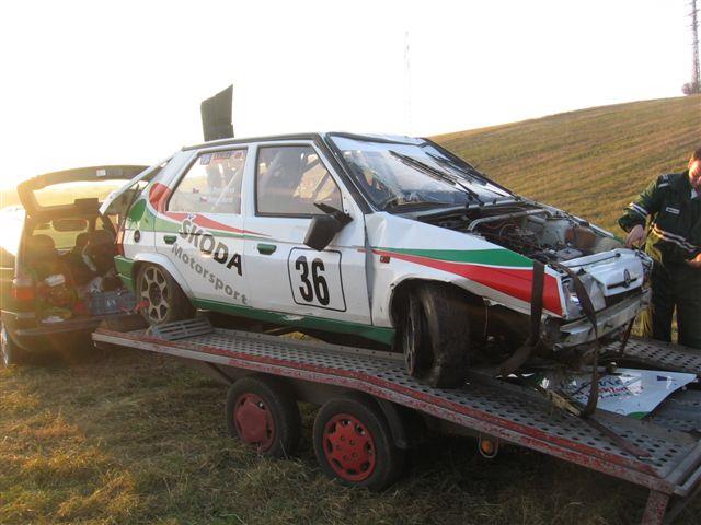 Erzetka 2008 a následky karambolu, foto K.Kolečko