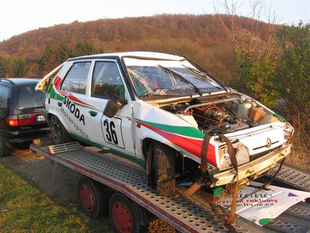 Erzetka 2008 a následky karambolu, foto K.Kolečko