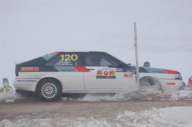 Jani Paasonen piel IQ Janner-Rallye 2008 na chu a dvakrt vyhrl. Po 4 RZ je druh za Valoukem.