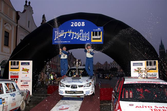 Vojtch tajf vtzem Rallye Vysoina 2008, foto tmu