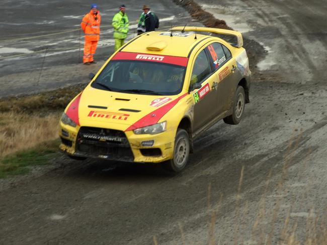 Martin Semerd dokonil uklouzanou Britskou Rallye, navc na skvlm bronzu
