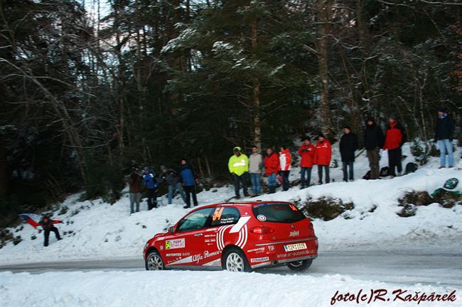 Martin Rada stříbrný na Rallye Monte Carlo 2009, foto Roman Kašpárek