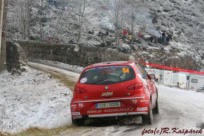 Martin Rada stříbrný na Rallye Monte Carlo 2009, foto Roman Kašpárek