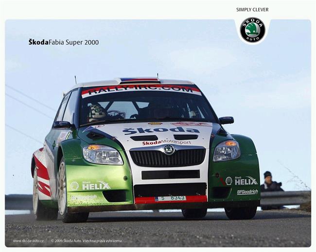 Jan Kopeck s Fabia S2000 na Monte 2009, foto tmu