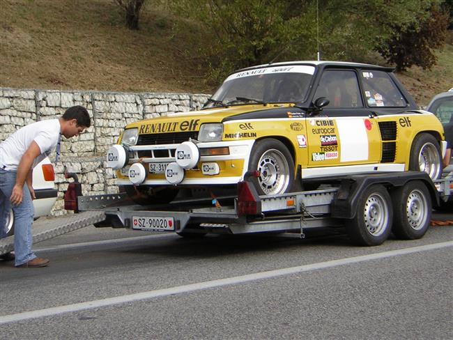 Rallye Legendy 2009 San Marino - po  pjezdu miniobjektivem Pavla Jelnka