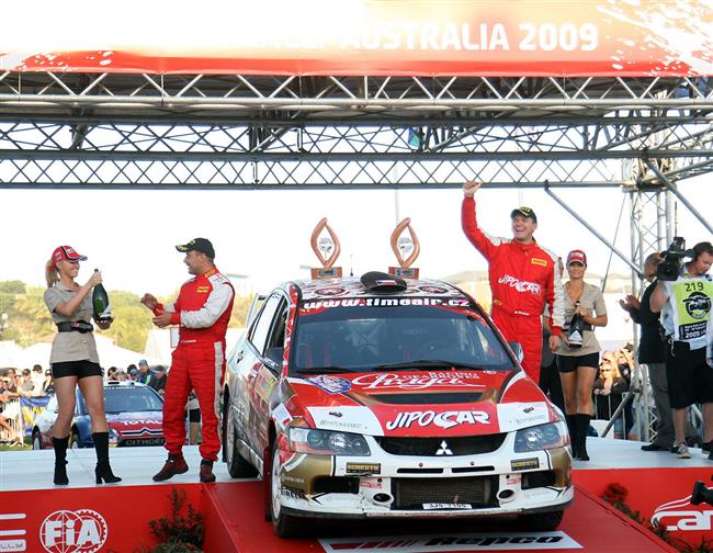 Martin Prokop zlatý v PV v Rallye Australia 2009, foto týmu