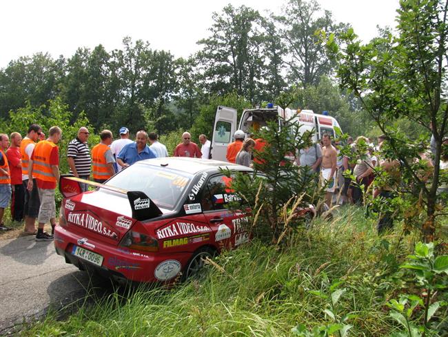 Barumka 2009: Barvkovo setkn s paezem dopadlo pro auto i posdku dost zle !