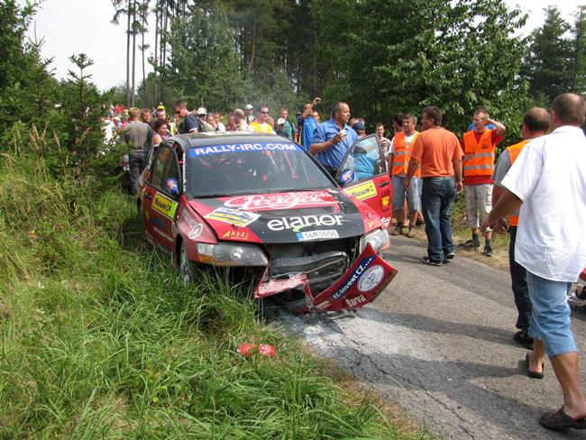 Barumka 2009 a havárie Vl. Barvíka objektivem Karla Kolečka