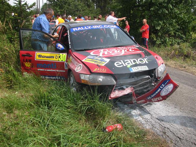 Barumka 2009 a havárie Vl. Barvíka objektivem Karla Kolečka