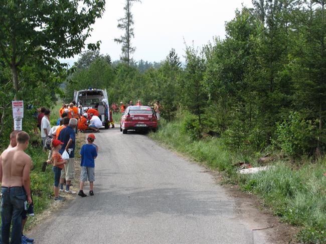Barumka 2009 a havárie Vl. Barvíka objektivem Karla Kolečka