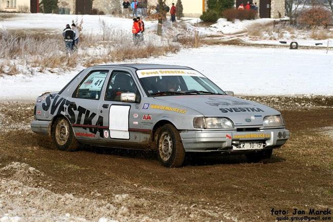 Radouň 2009- amatérská zimní rallye, foto Jan Marek
