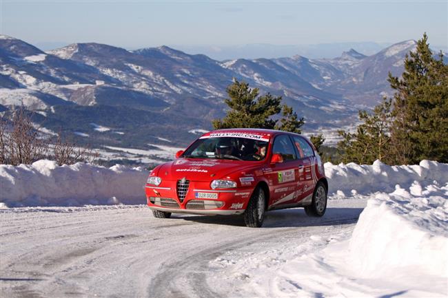 Rallye Monte Carlo 2010 a Martin Rada s Alfou objektivem Mirk Knedl jun. a  sen.