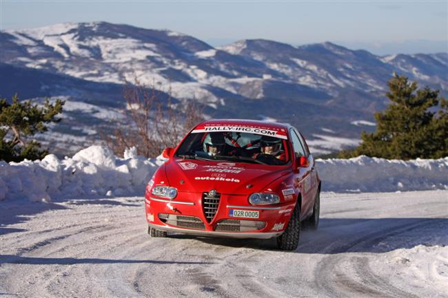 Rallye Monte Carlo 2010 a Martin Rada s Alfou objektivem Mirk Knedl jun. a  sen.