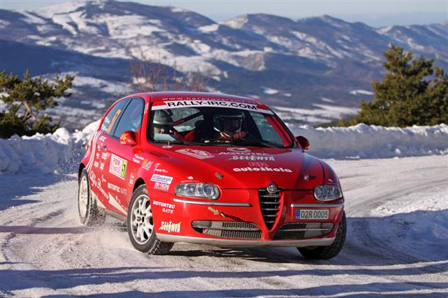 Rallye Monte Carlo 2010 a Martin Rada s Alfou objektivem Mirk Knedl jun. a  sen.