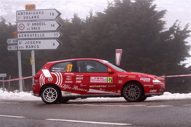 Rallye Monte Carlo 2010 a Martin Rada s Alfou objektivem Mirk Knedl jun. a  sen.