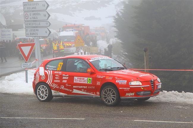 Rallye Monte Carlo 2010 a Martin Rada s Alfou objektivem Mirk Knedl jun. a  sen.