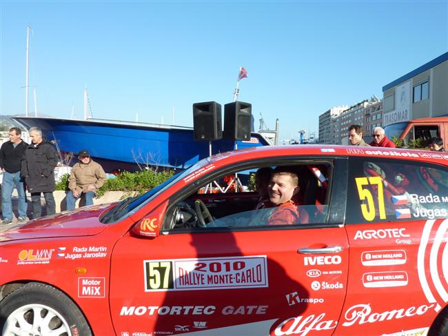 Martin Rada s Jardou Jugasem m potet na slavnou Rallye Monte Carlo 2012