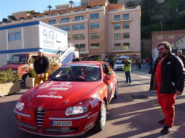 Monte 2010 - Martin Rada a Jarda Jugas s Alfou 147 v akci, foto tmu