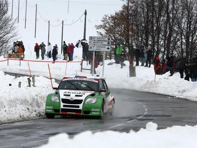 Spolehliv vkon voz Fabia Super 2000 na brazilsk rally pinesl kod druh, tet a tvrt msto