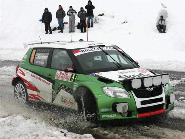 Rallye Monte Carlo 2010 a tovární Fabie S 2000, foto týmu ŠM