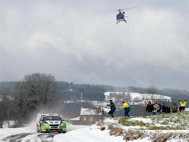 Spolehliv vkon voz Fabia Super 2000 na brazilsk rally pinesl kod druh, tet a tvrt msto