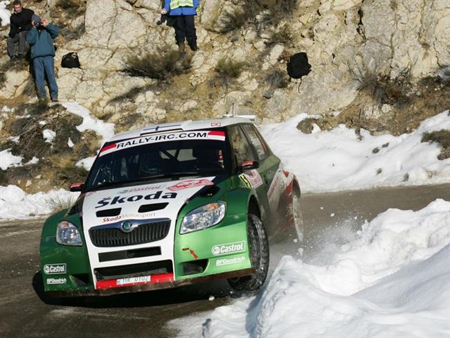 Rallye Monte Carlo 2010 a tovární Fabie S 2000, foto týmu ŠM