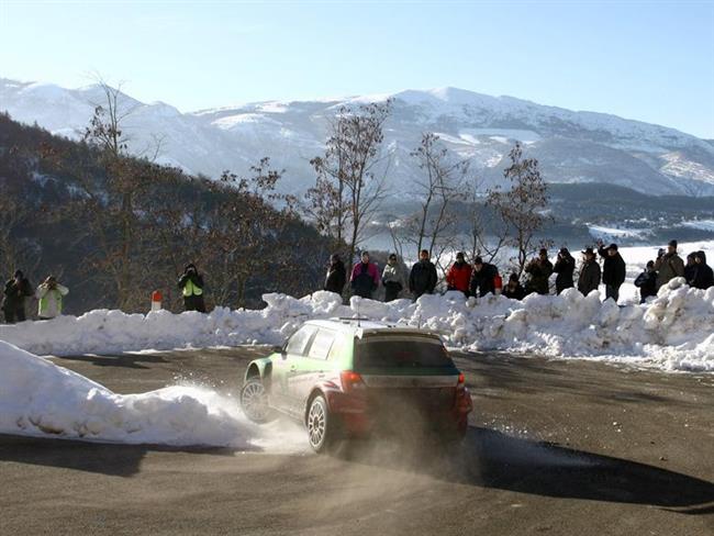 Rallye Monte Carlo 2010 a tovární Fabie S 2000, foto týmu ŠM