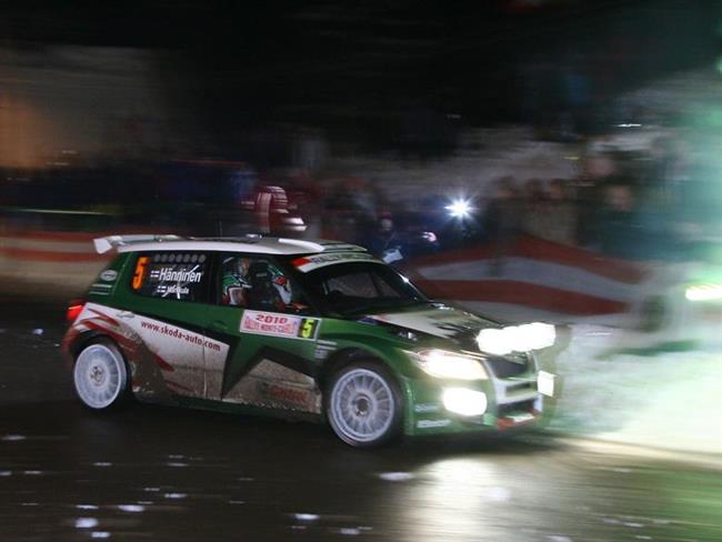 Rallye Monte Carlo 2010 a tovární Fabie S 2000, foto týmu ŠM